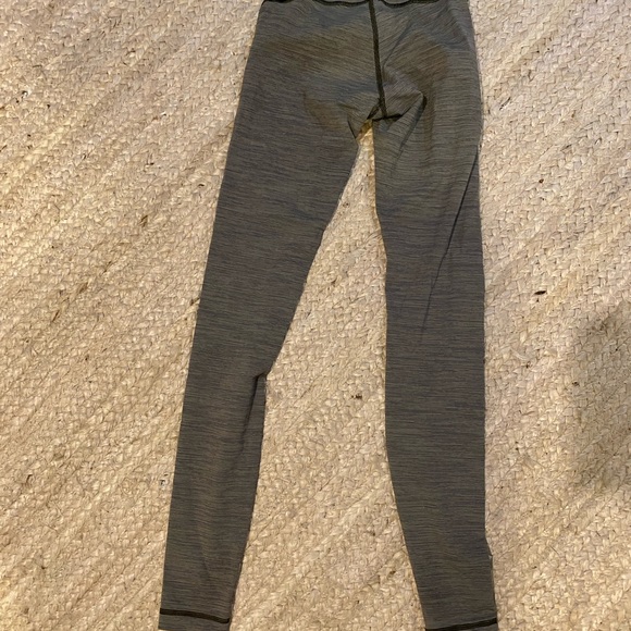 Size 2 lululemon wunder under hi-rise tight luxtreme heathered black - Picture 3 of 11